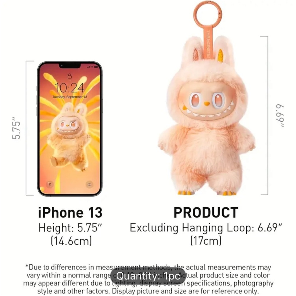 Labubu Big into Energy Series, “Happiness” Peach Plush Blind Box Opened/Resealed - Picture 5 of 5